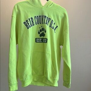 Neon Bear Country Hoodie